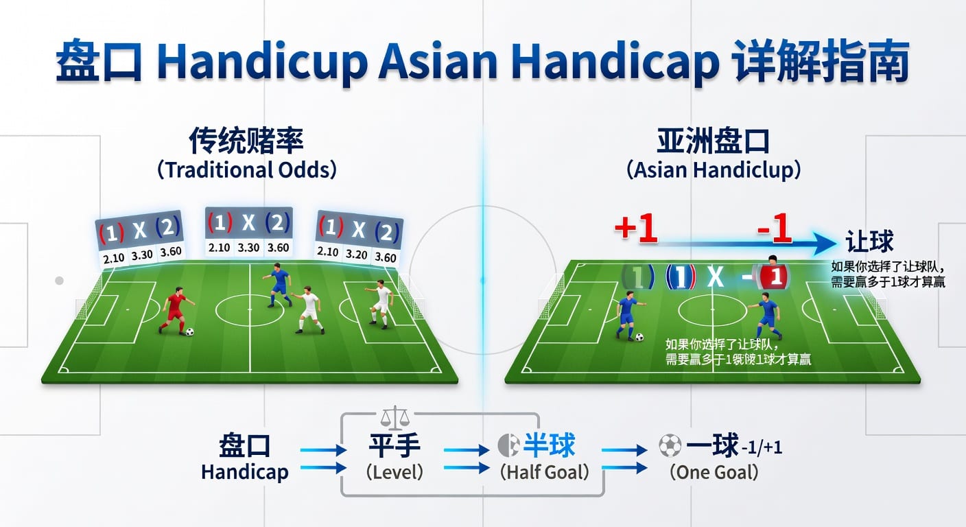 亚洲盘 asian handicap 解析：玩法规则与实战判断