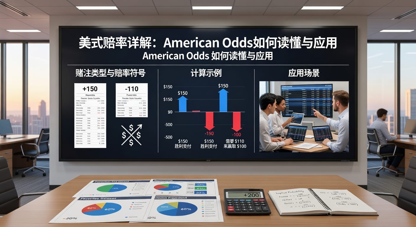美式赔率 american odds：换算方法与投注技巧